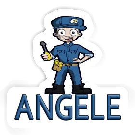 Sticker Electrician Angele Image