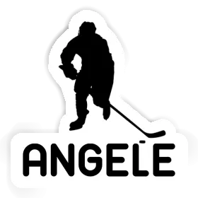 Angele Sticker Hockey Player Image