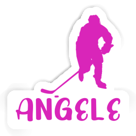 Autocollant Angele Joueuse de hockey Image