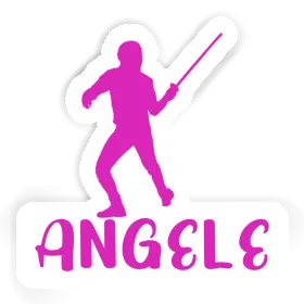 Fencer Sticker Angele Image