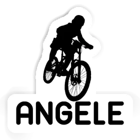 Freeride Biker Sticker Angele Image