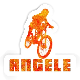 Sticker Freeride Biker Angele Image