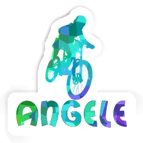 Freeride Biker Sticker Angele Image