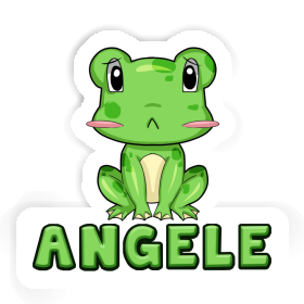 Sticker Frosch Angele Image