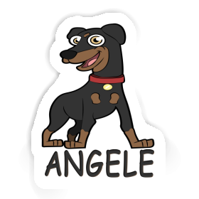 Angele Sticker German Pinscher Image