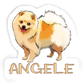 Sticker German Spitz Angele Image