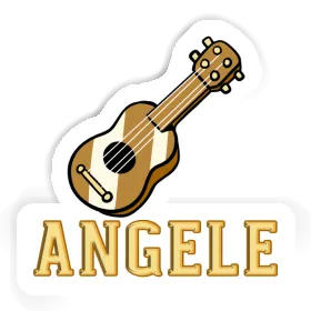 Sticker Angele Guitar Image