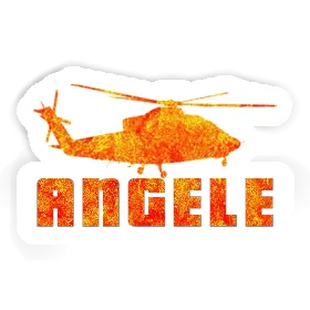 Helicopter Sticker Angele Image