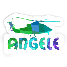 Sticker Helicopter Angele Image