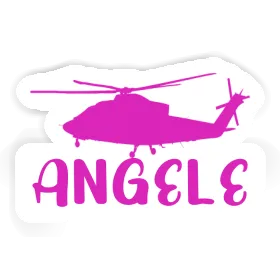 Sticker Angele Helicopter Image