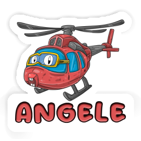 Sticker Angele Helicopter Image