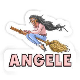 Angele Sticker Witch Image