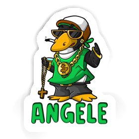 Angele Sticker Hip-Hop Penguin Image