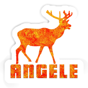 Cerf Autocollant Angele Image