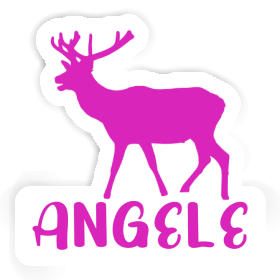 Cerf Autocollant Angele Image