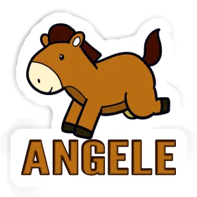 Sticker Angele Horse Image