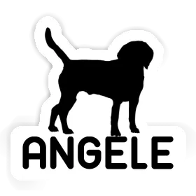 Aufkleber Hund Angele Image