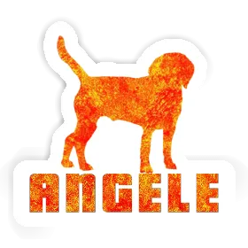 Sticker Angele Dog Image