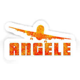 Airplane Sticker Angele Image