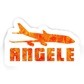 Sticker Jumbo-Jet Angele Image