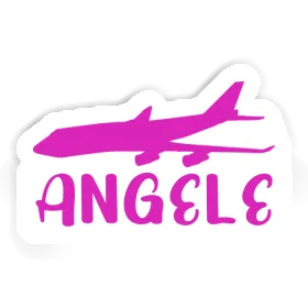 Jumbo-Jet Sticker Angele Image