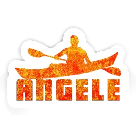 Angele Sticker Kayaker Image