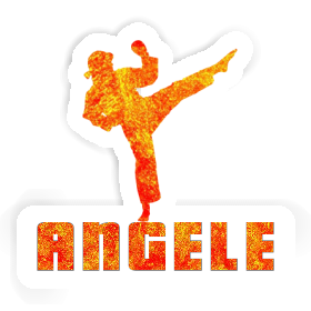 Sticker Angele Karateka Image