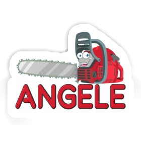 Chainsaw Sticker Angele Image