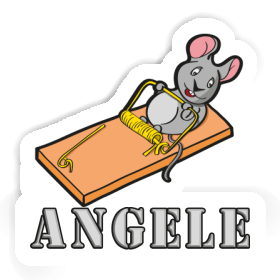 Sticker Fitness Mouse Angele Image