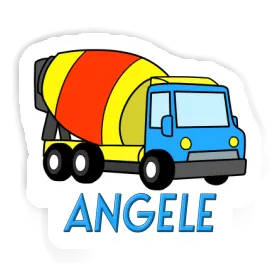 Sticker Angele Mixer Truck Image