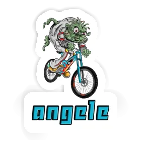 Sticker Angele Biker Image