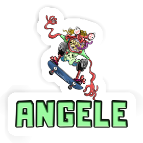 Autocollant Skateur Angele Image