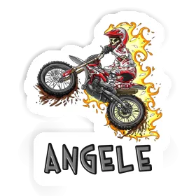 Sticker Angele Motocross Rider Image