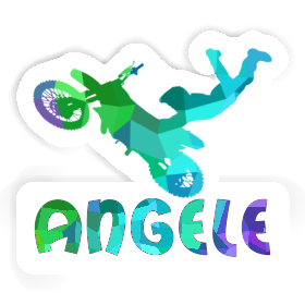 Sticker Angele Motocross Jumper Image