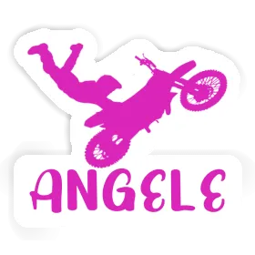 Angele Sticker Motocross Rider Image