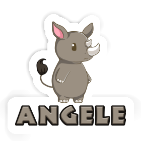 Sticker Rhino Angele Image