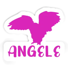 Aufkleber Eule Angele Image