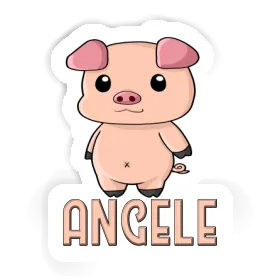 Piglet Sticker Angele Image