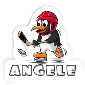 Angele Sticker Ice Hockey Penguin Image