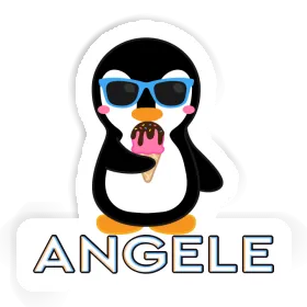 Ice Cream Penguin Sticker Angele Image