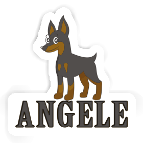 Angele Sticker Pinscher Image