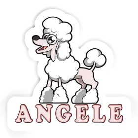 Sticker Pudel Angele Image