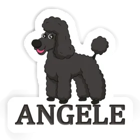 Sticker Pudel Angele Image