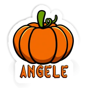 Pumpkin Sticker Angele Image