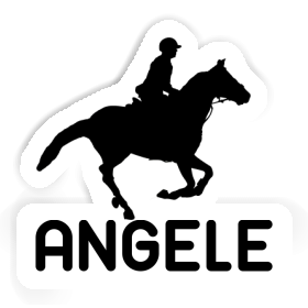 Horse Rider Sticker Angele Image