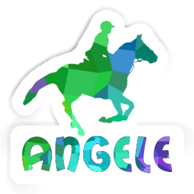 Horse Rider Sticker Angele Image