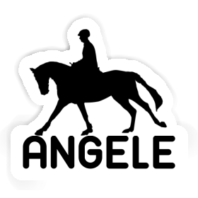 Sticker Horse Rider Angele Image