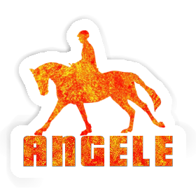 Sticker Angele Horse Rider Image