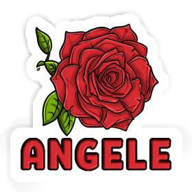 Sticker Angele Rose Image