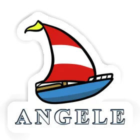 Sticker Sailboat Angele Image